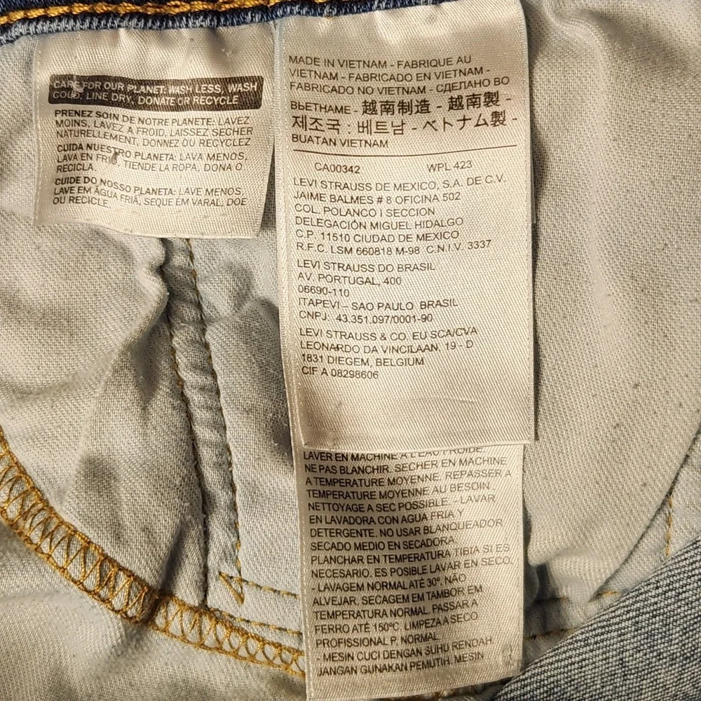 Levis 505 Regular Fit Jeans Mens 34x30(fits 34x28) Medium Wash Straight Denim